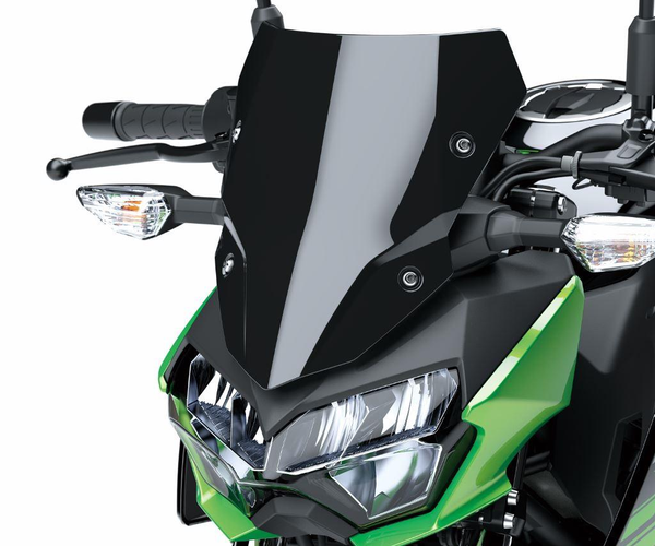 Nagy, füstszínű műszertakaró idom (Z400)