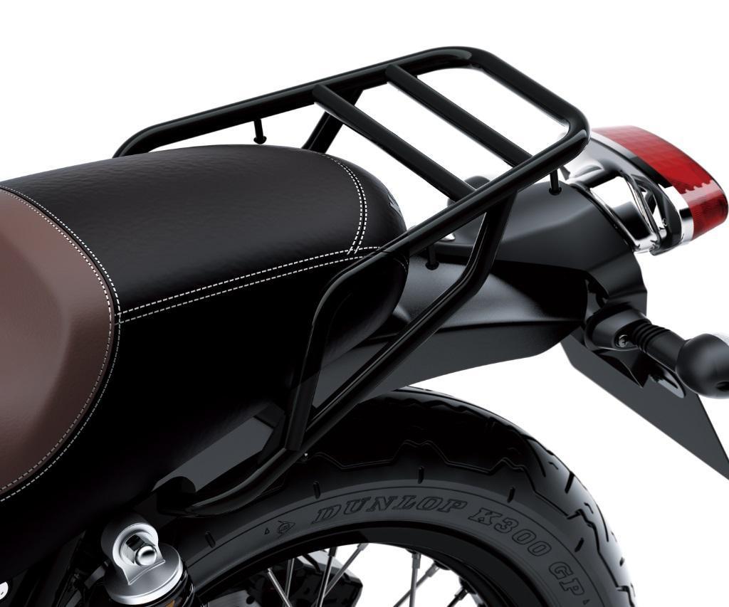 Csomagtartó, fekete (W800)