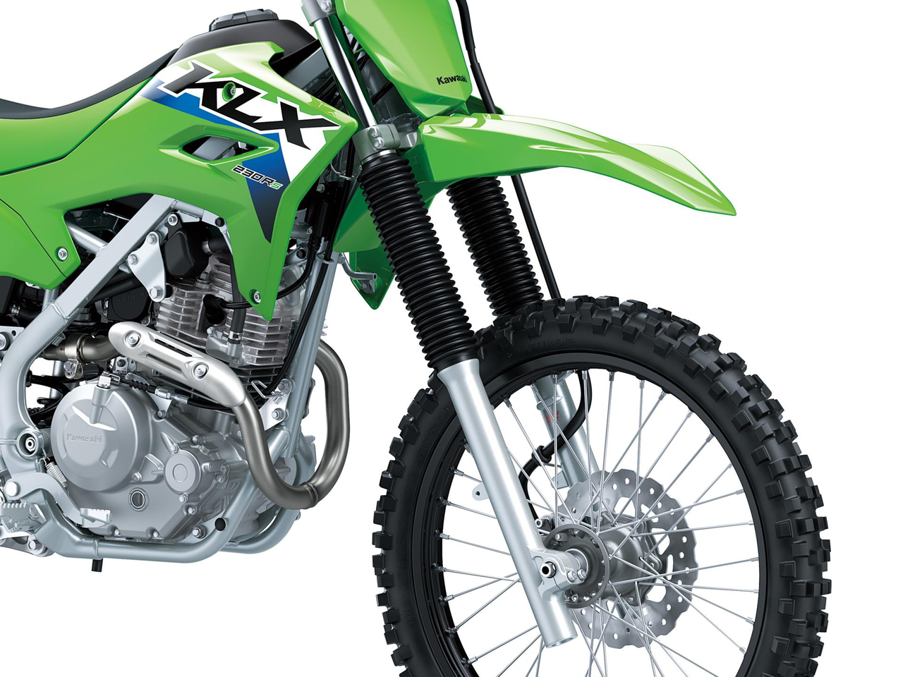 Hosszú rugóútú futómű nagyméretű, 21”/18”-os kerekekkel