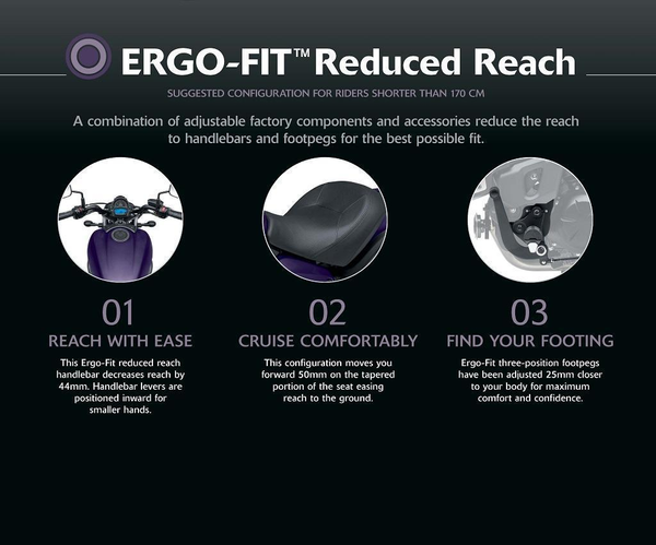 ERGO-FIT™ csökkentett elérési távolságú ergonomikus készlet (Vulcan S)