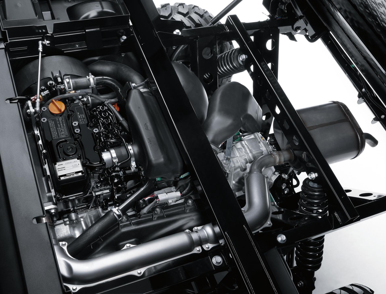 Erőteljes 993 cm³-es dízelmotor