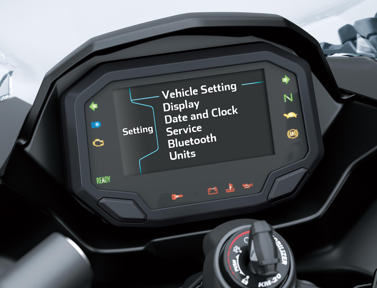 TFT teljes színes műszeregység okostelefon-csatlakozási lehetőséggel