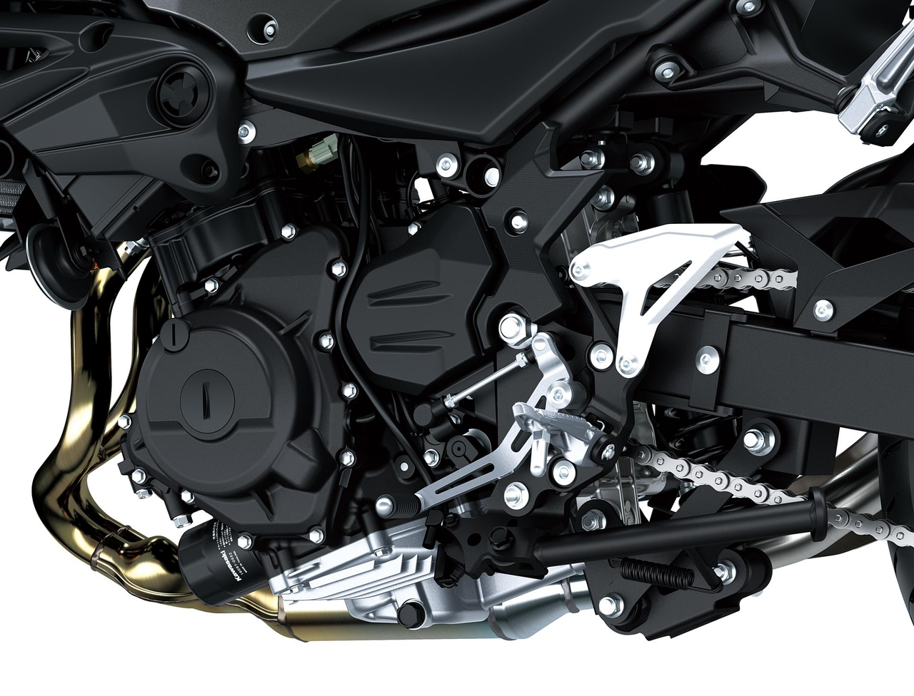 Erőteljes, felhasználóbarát, 451 cm³-es soros kéthengeres erőforrás.