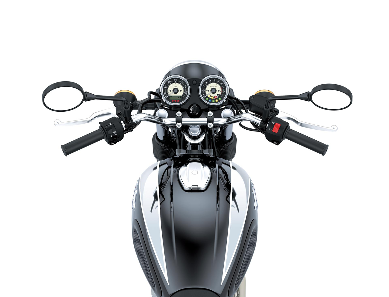 Magas minőségű, a Meguro hagyományait őrző alkatrészek