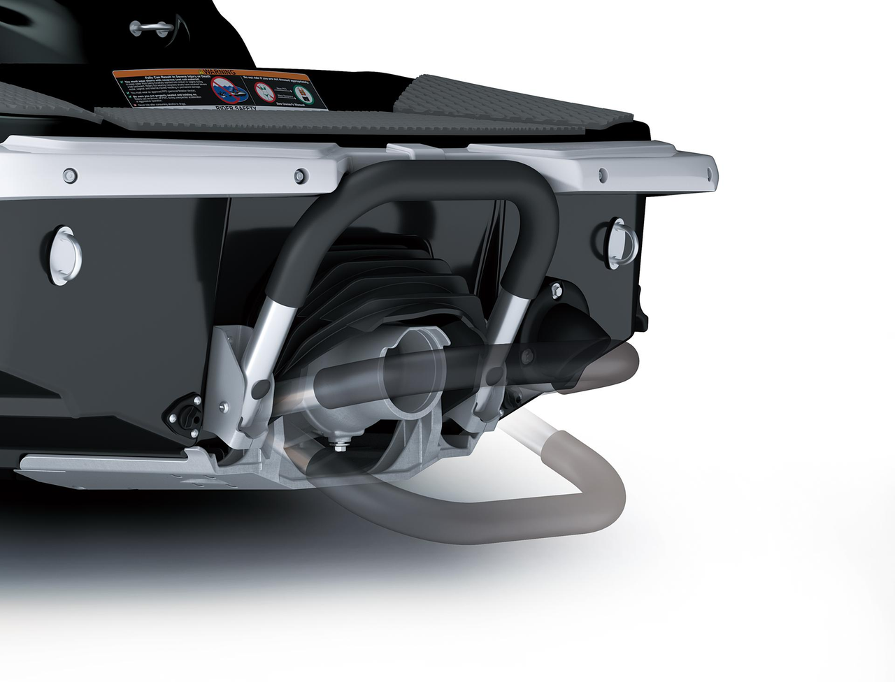 Visszaszállást segítő lábtámasz.