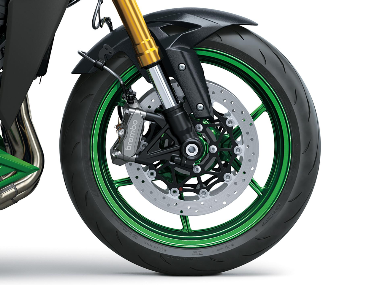 Brembo első fékek és Öhlins futómű