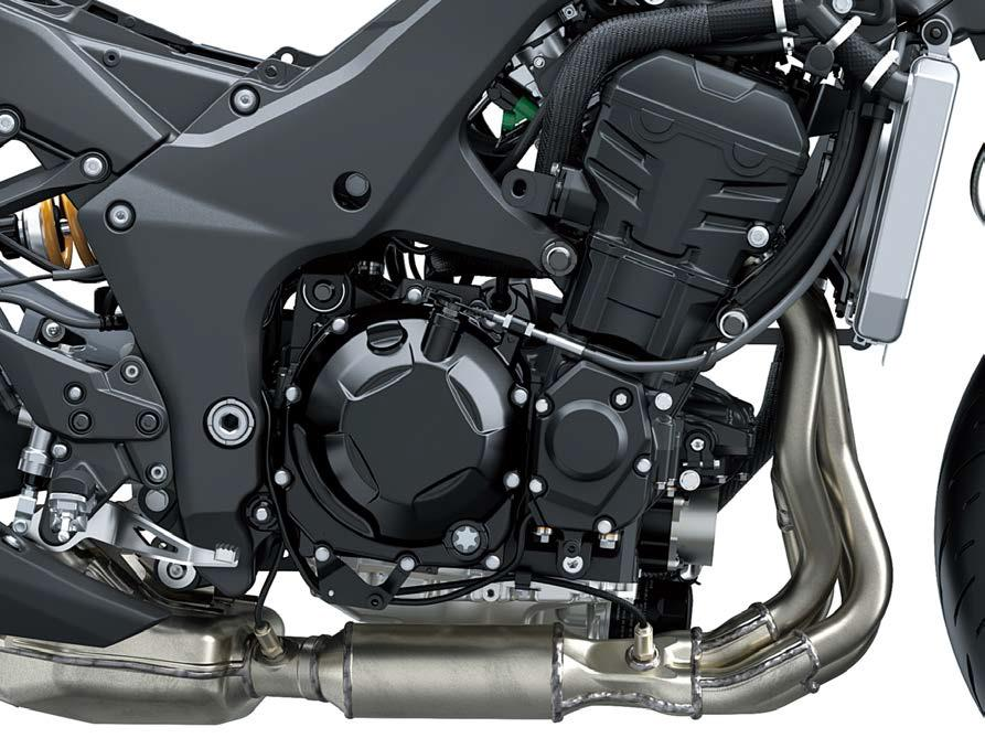 1 099 cm³-es soros négyhengeres motor: megnövelt lökettérfogat a jobb alacsony-középtartományi teljesítményért